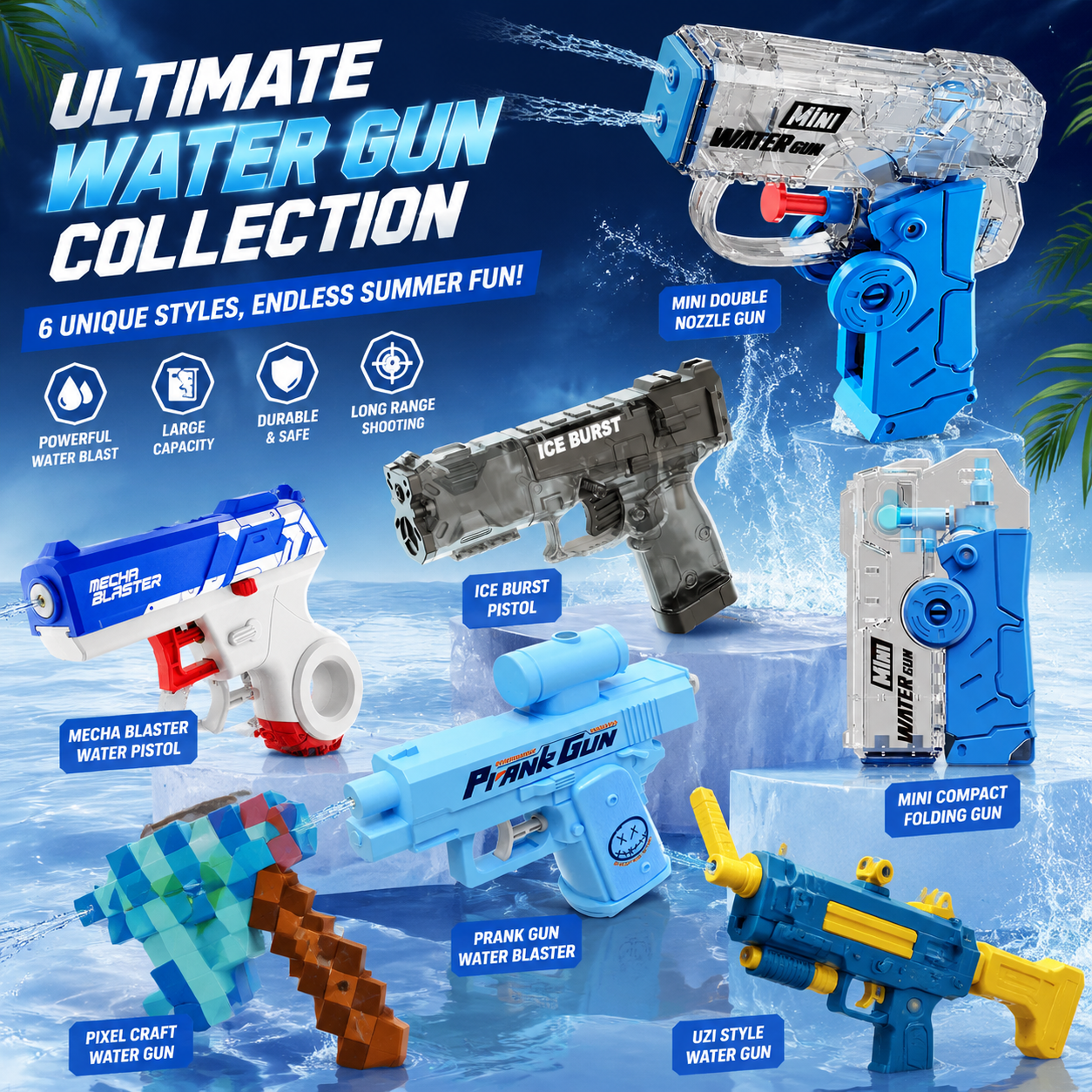AquaBlast™ Summer Water Gun Series