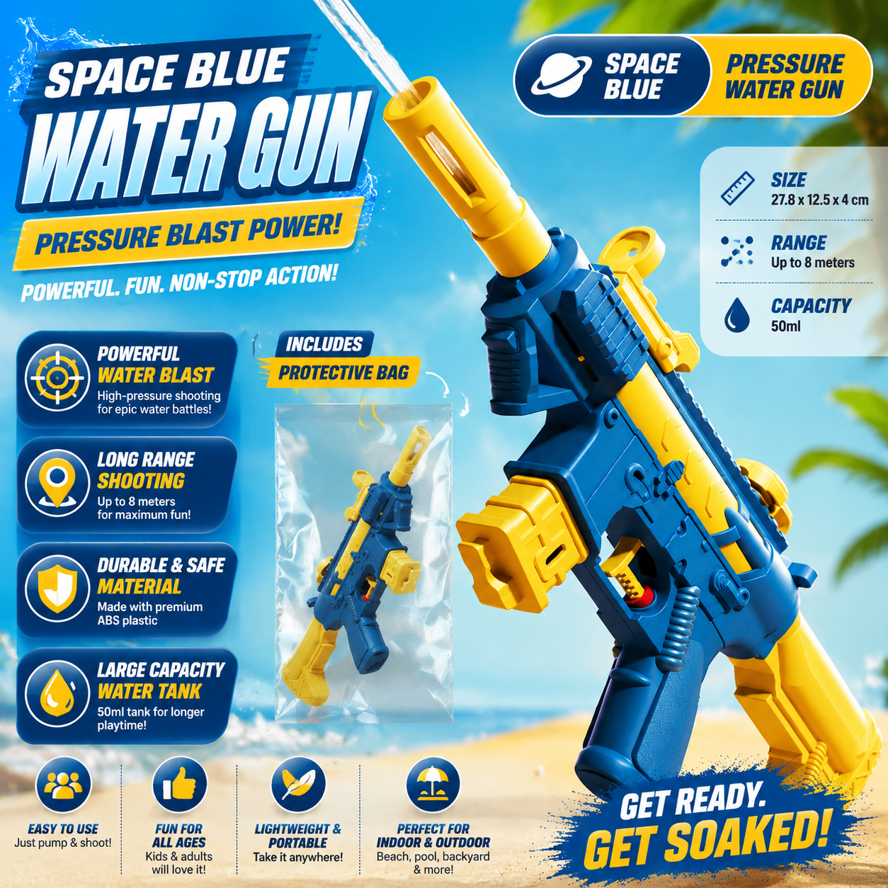 AquaBlast™ Summer Water Gun Series