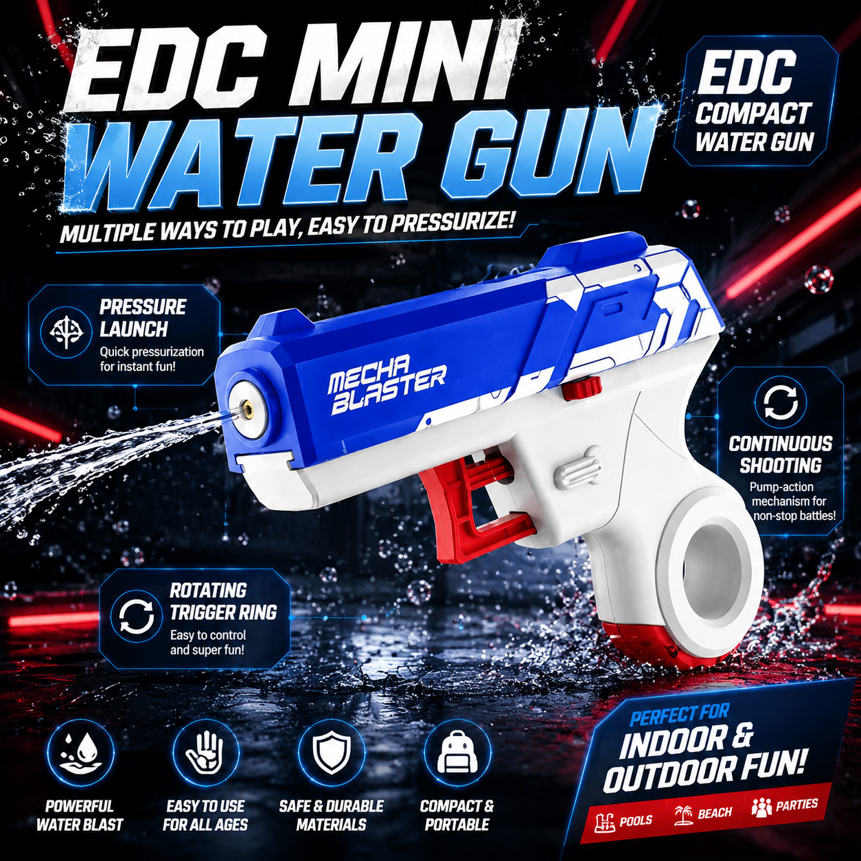 AquaBlast™ Summer Water Gun Series