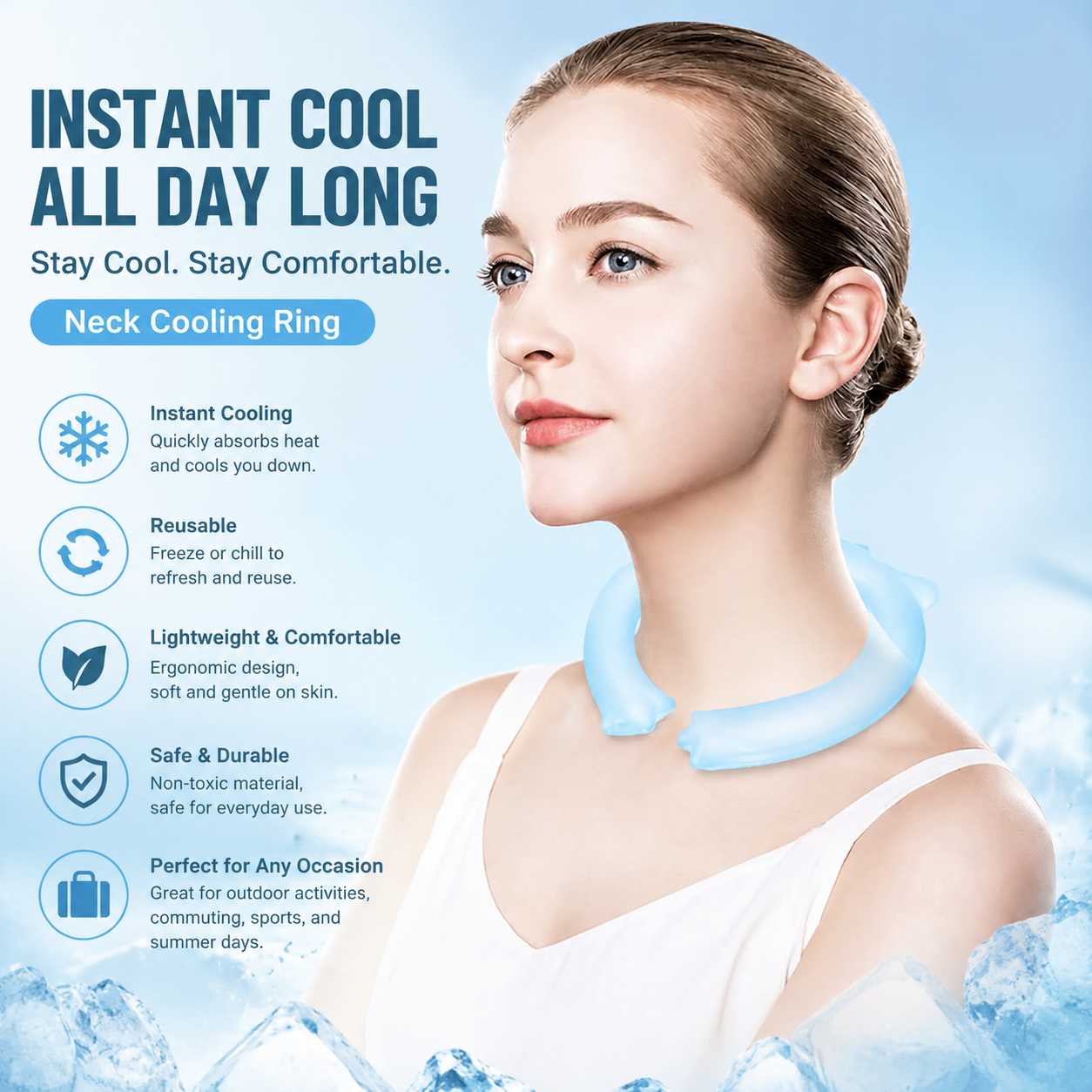 ArcticChill™ 360° Instant Cooling Neck Collar