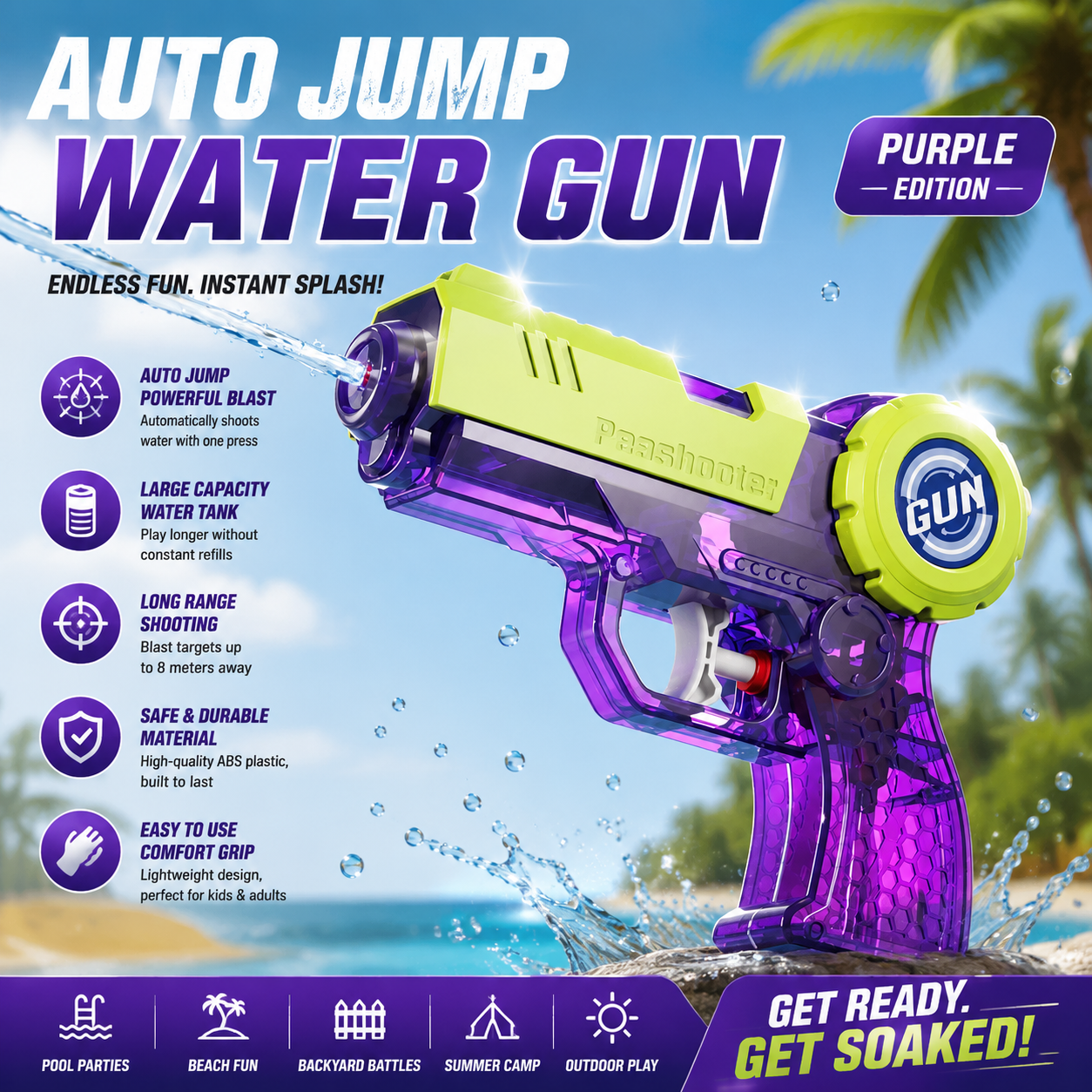 AquaBlast™ Summer Water Gun Series