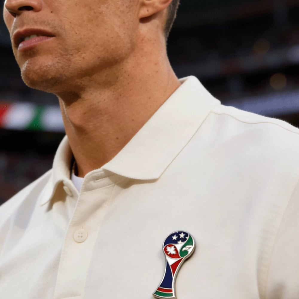 2026 World Cup Metal Pin Badge