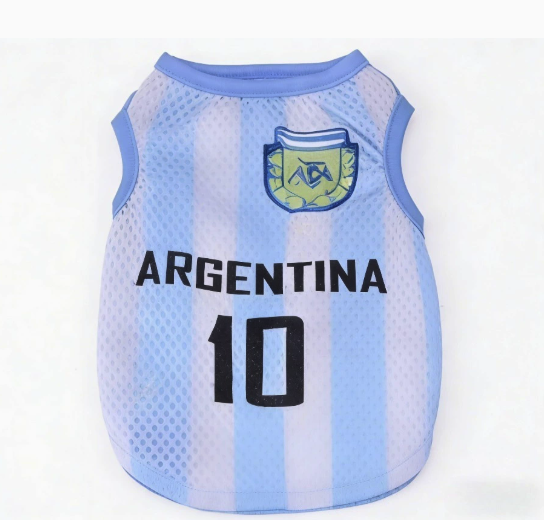 World Cup Style Pet Jersey 