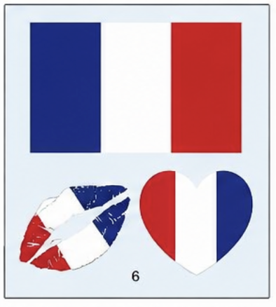 World Cup Face Flag Stickers – Hands-Free Fan Spirit Tattoos for Game Day Fun