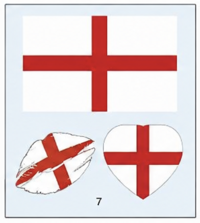 World Cup Face Flag Stickers – Hands-Free Fan Spirit Tattoos for Game Day Fun