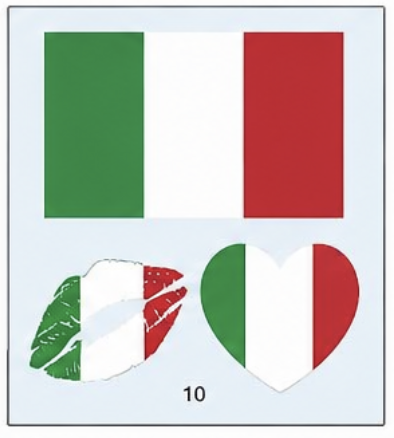 World Cup Face Flag Stickers – Hands-Free Fan Spirit Tattoos for Game Day Fun
