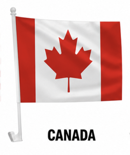 🇺🇸 World Cup Fan Flags – Car & Window Display