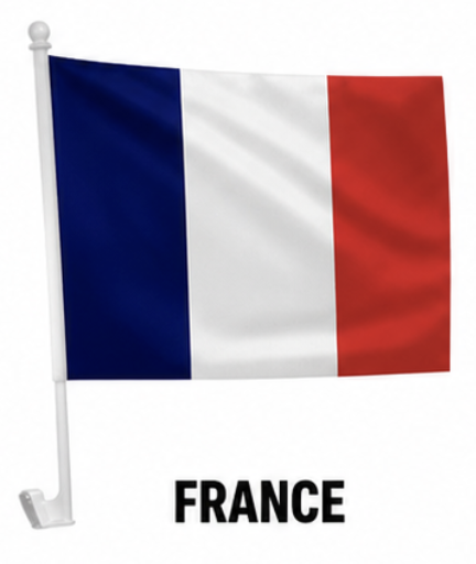 🇺🇸 World Cup Fan Flags – Car & Window Display