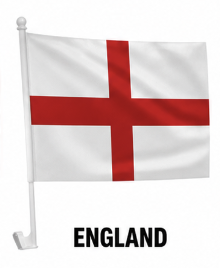 🇺🇸 World Cup Fan Flags – Car & Window Display