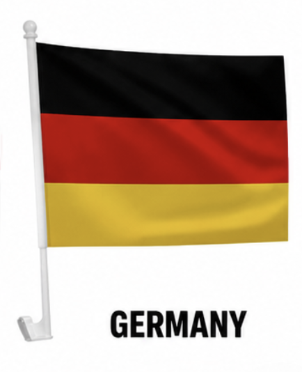 🇺🇸 World Cup Fan Flags – Car & Window Display