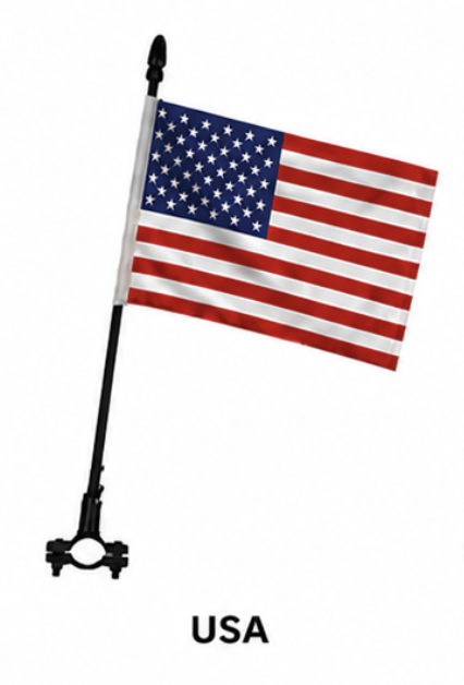 ⚡ World Cup Motorcycle Flags – USA, Mexico, Canada & More! ⚡