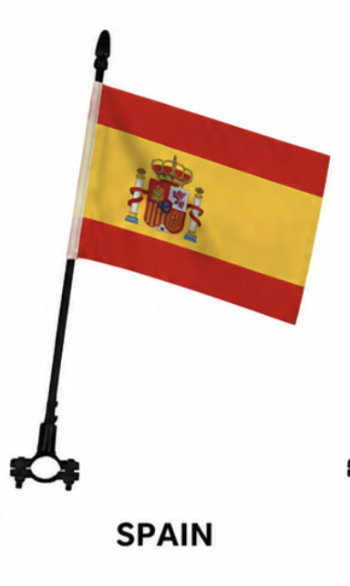 ⚡ World Cup Motorcycle Flags – USA, Mexico, Canada & More! ⚡