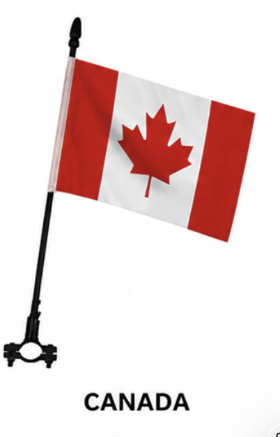 ⚡ World Cup Motorcycle Flags – USA, Mexico, Canada & More! ⚡