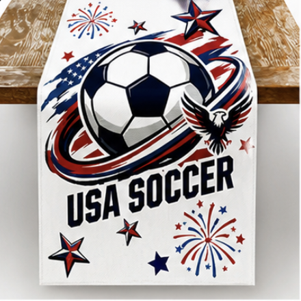 ⚽ World Cup Soccer Table Runner
