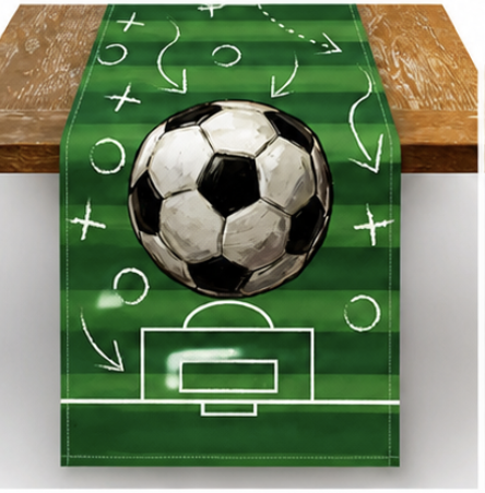 ⚽ World Cup Soccer Table Runner