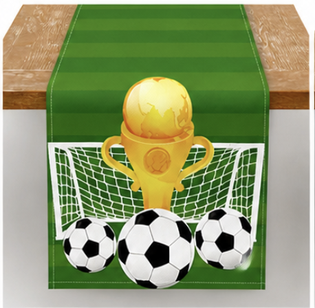 ⚽ World Cup Soccer Table Runner