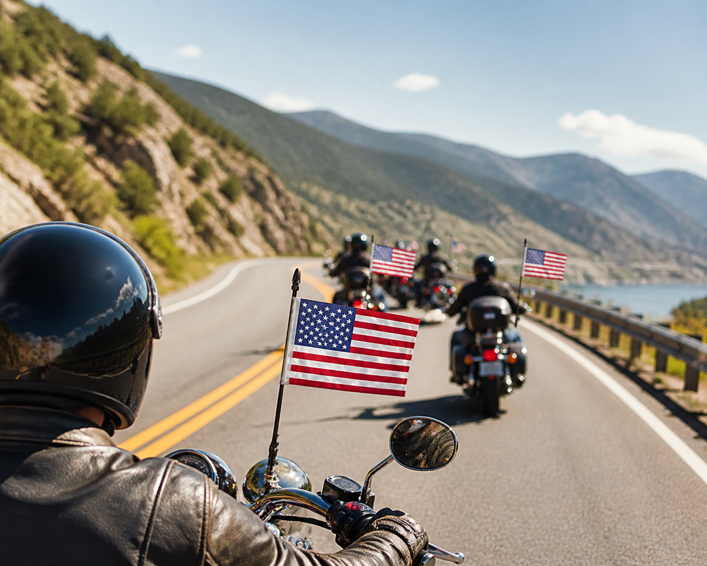 ⚡ World Cup Motorcycle Flags – USA, Mexico, Canada & More! ⚡