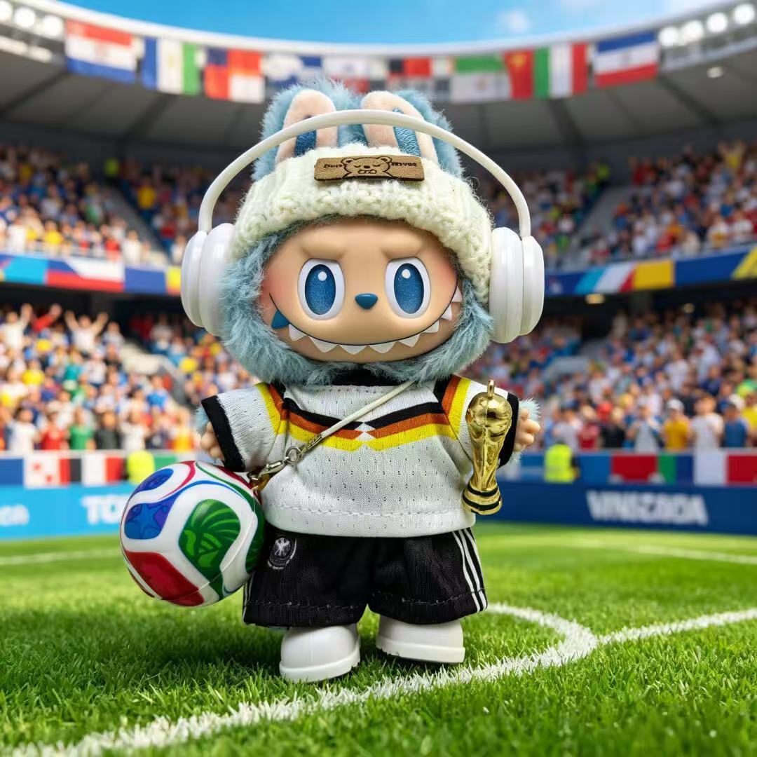 Labubu World Cup Plush Set (Doll Not Included) – Cute Soccer Fan Collectible Figures for Kids & Adults