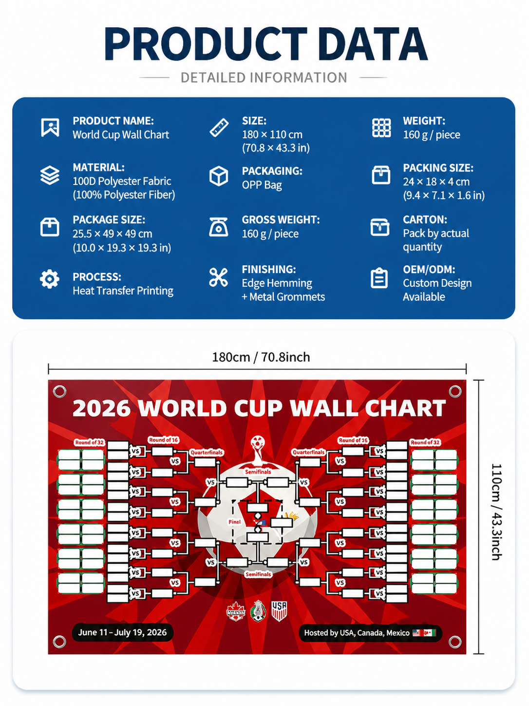 🏆 2026 World Cup Wall Chart – Interactive Match Tracker