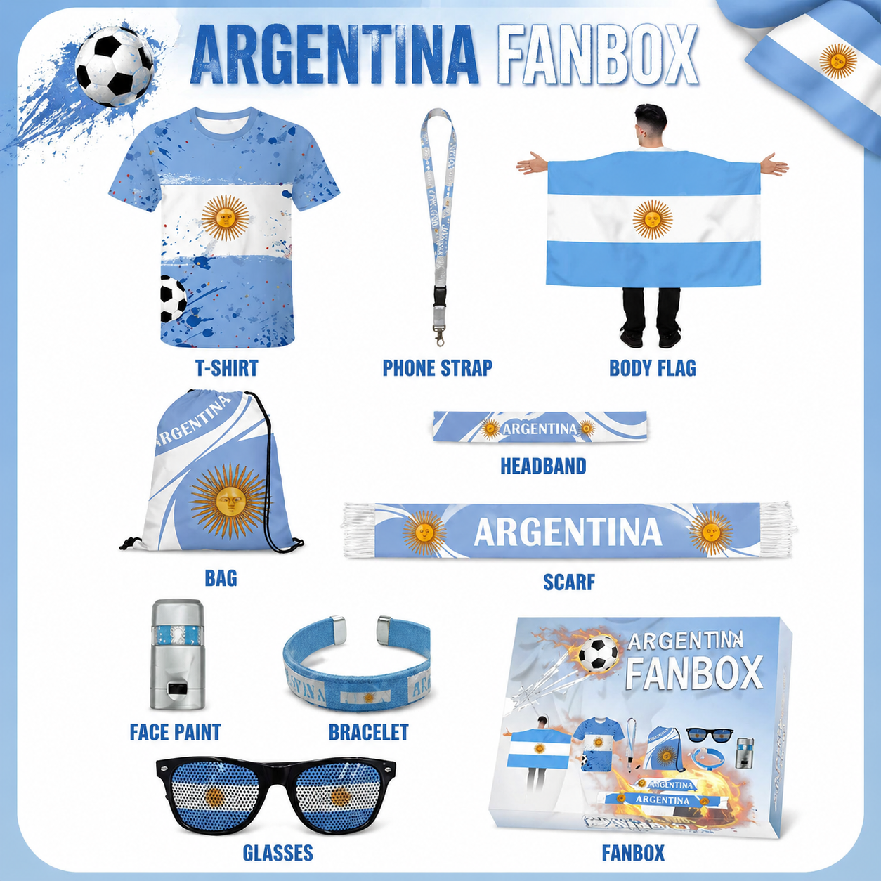 ⚽ World Cup Fanbox – Ultimate Soccer Fan Kit