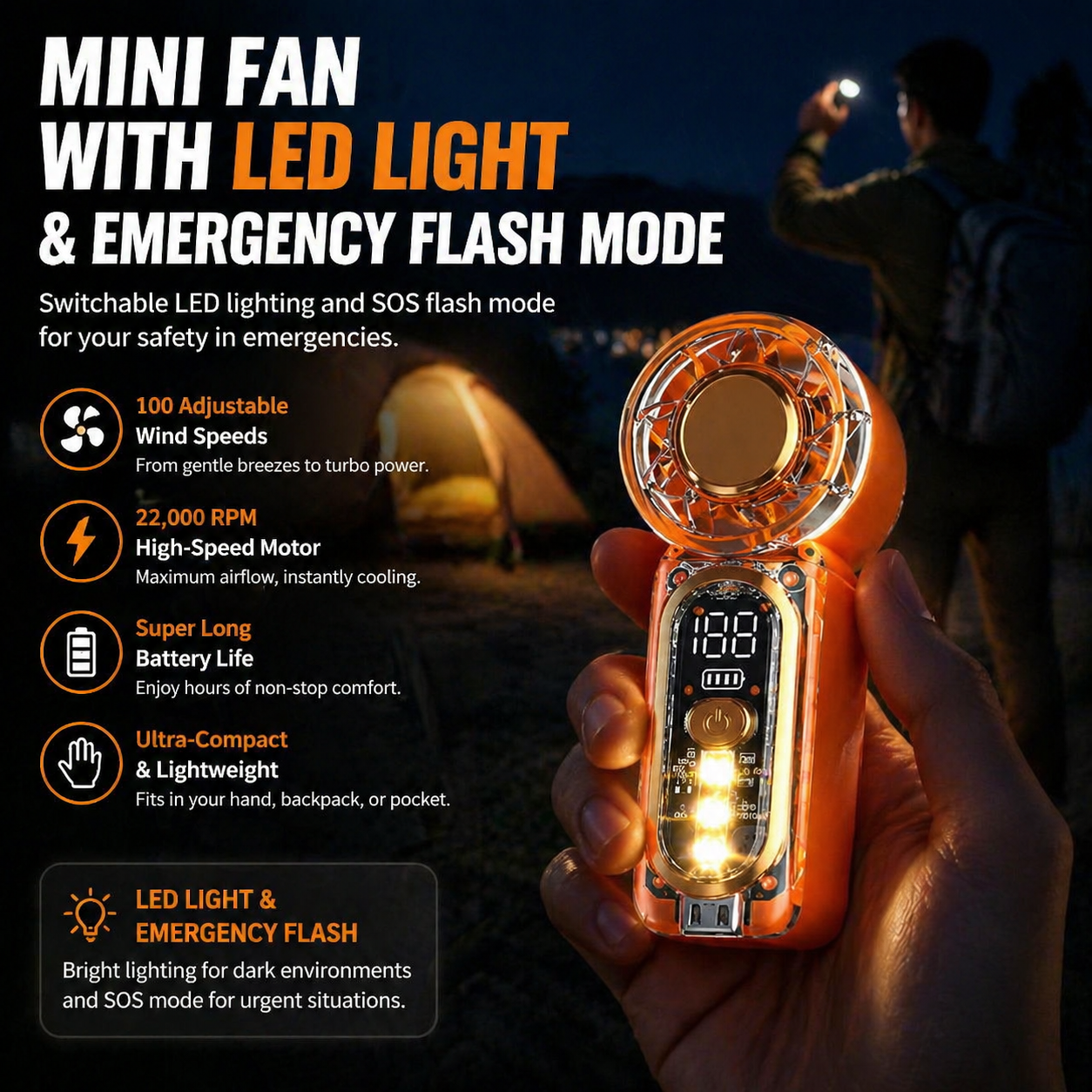 🌬️ Mini TurboFan X699 – Pocket Power Breeze