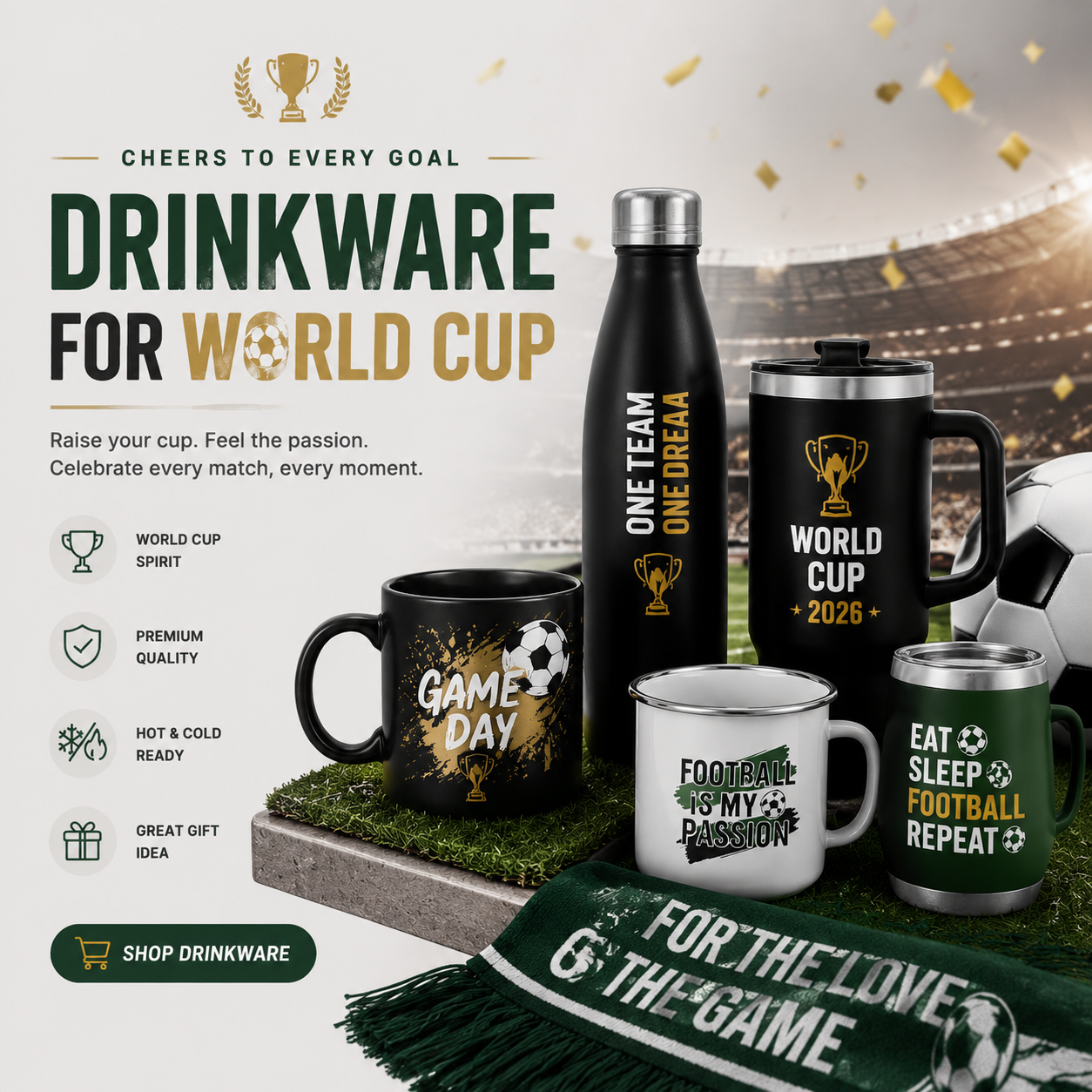 Drinkware – “Sip in Style & Fun! 🍹”
