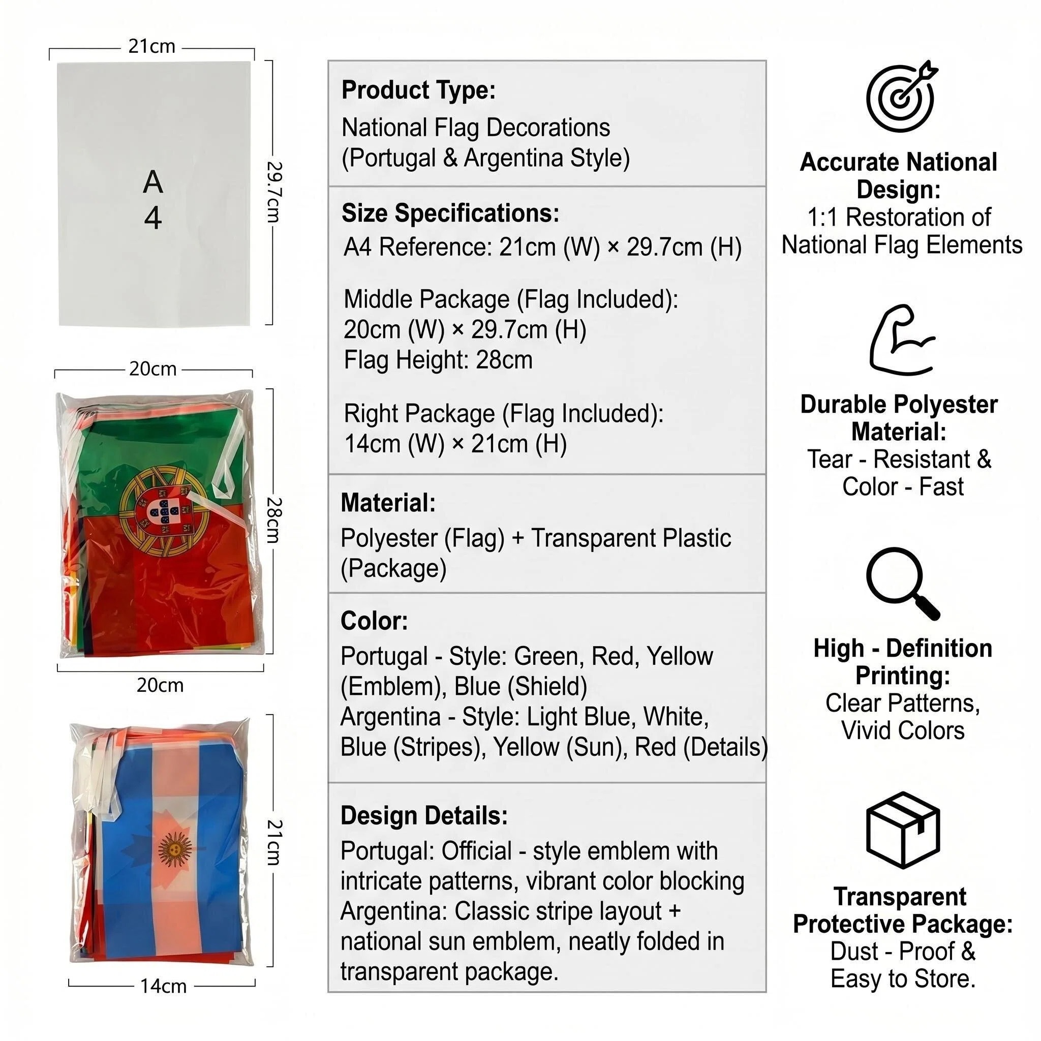 2026 World Cup Party Banner Flags