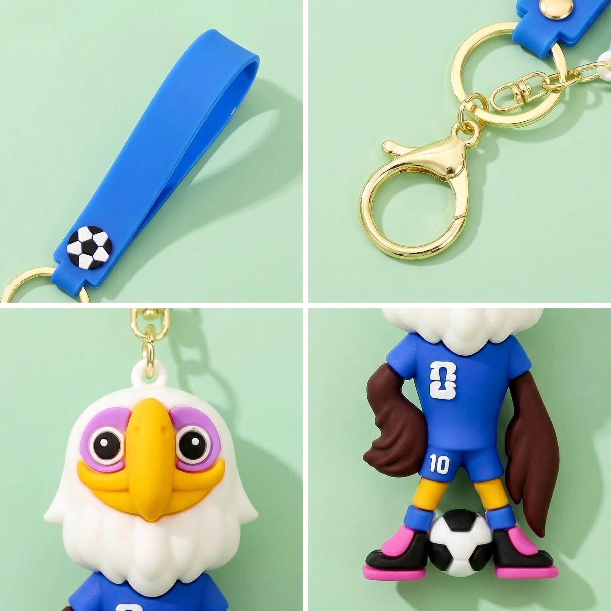 World Cup 2026 Mascot Keychain 