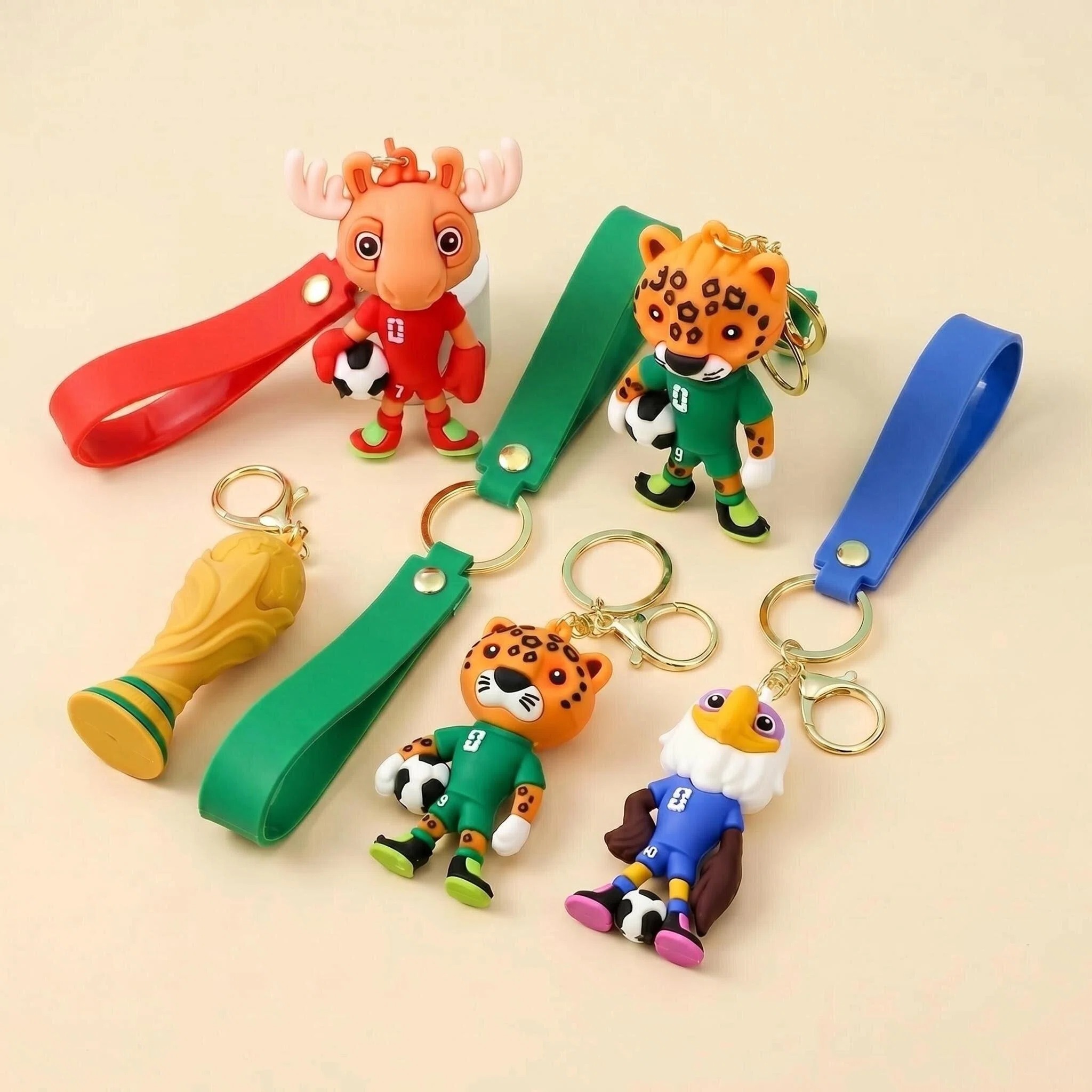 World Cup 2026 Mascot Keychain 