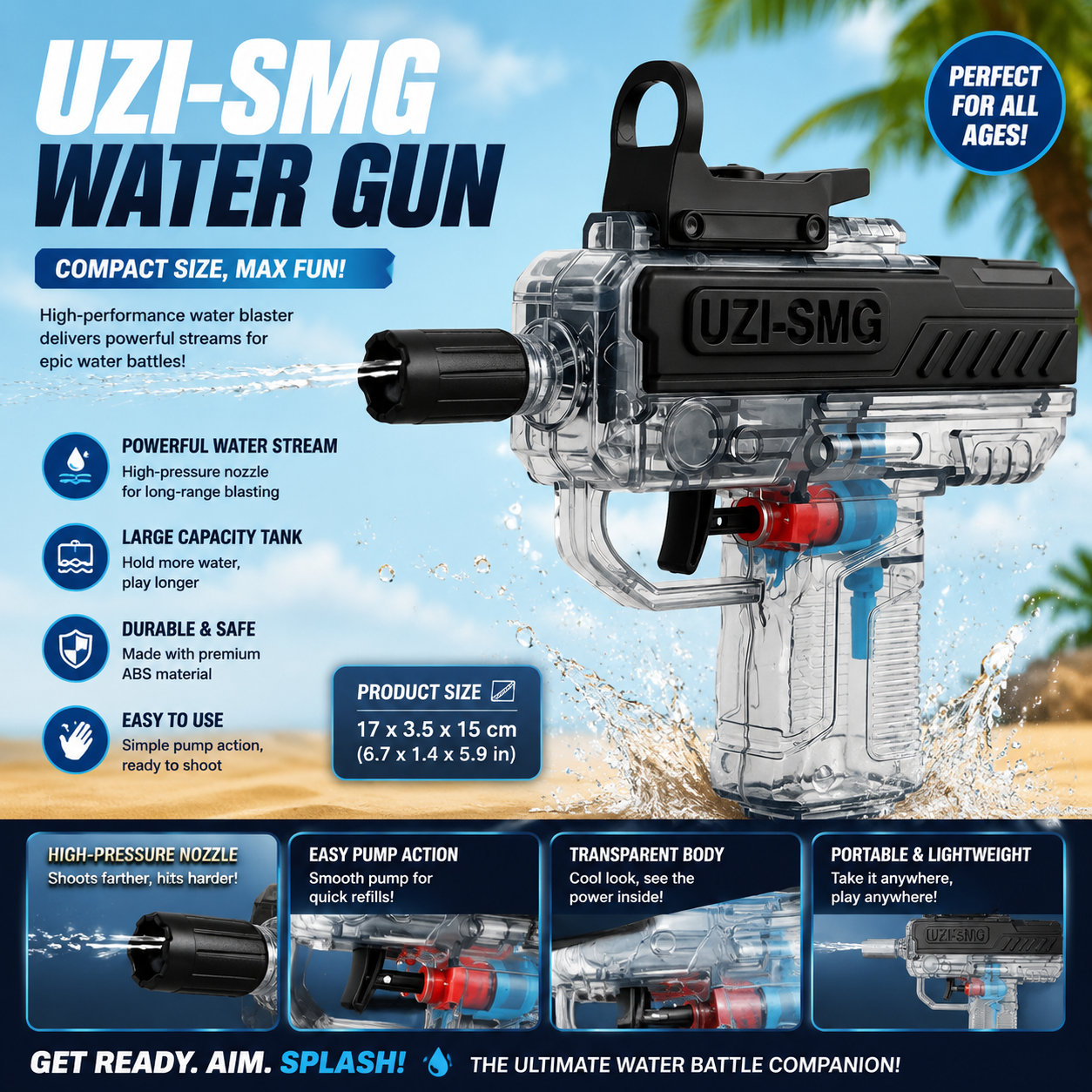 AquaBlast™ Summer Water Gun Series