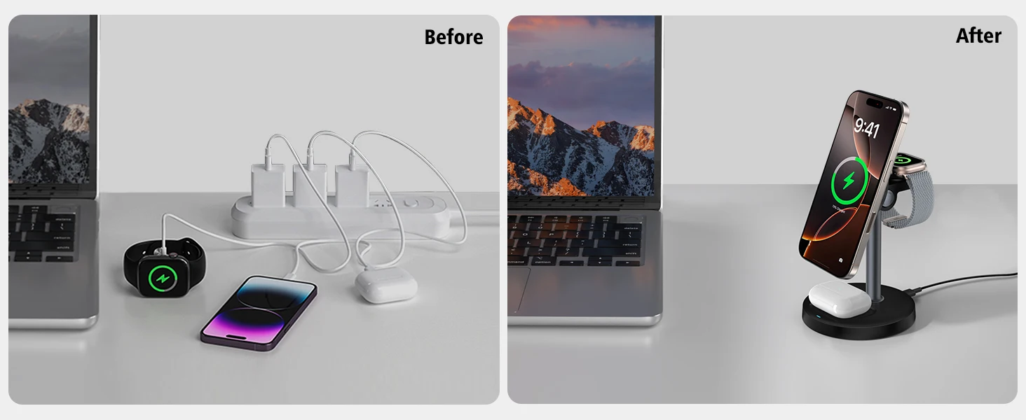 3-in-1 charger stand compatibility