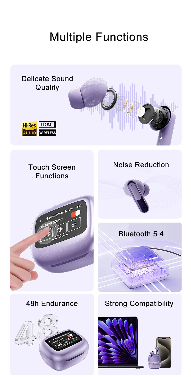 TouchPro Earbuds touchscreen case
