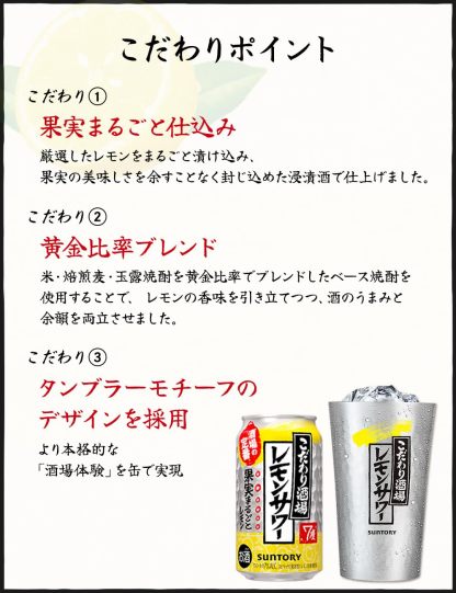 サントリー こだわり酒場のレモンサワー ケース 500ml×24本
