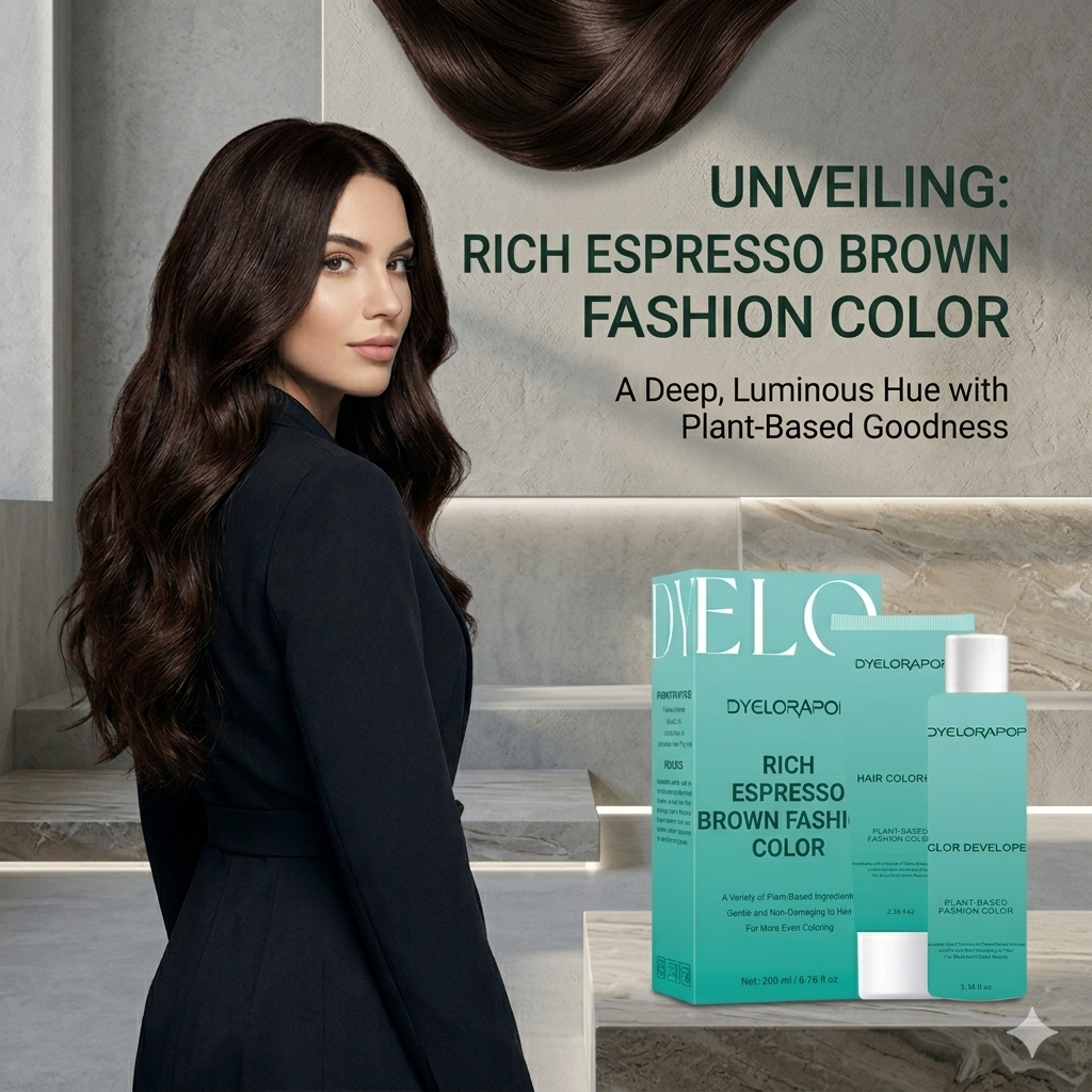 Semi-Permanent Hair Color-Rich Espresso Brown