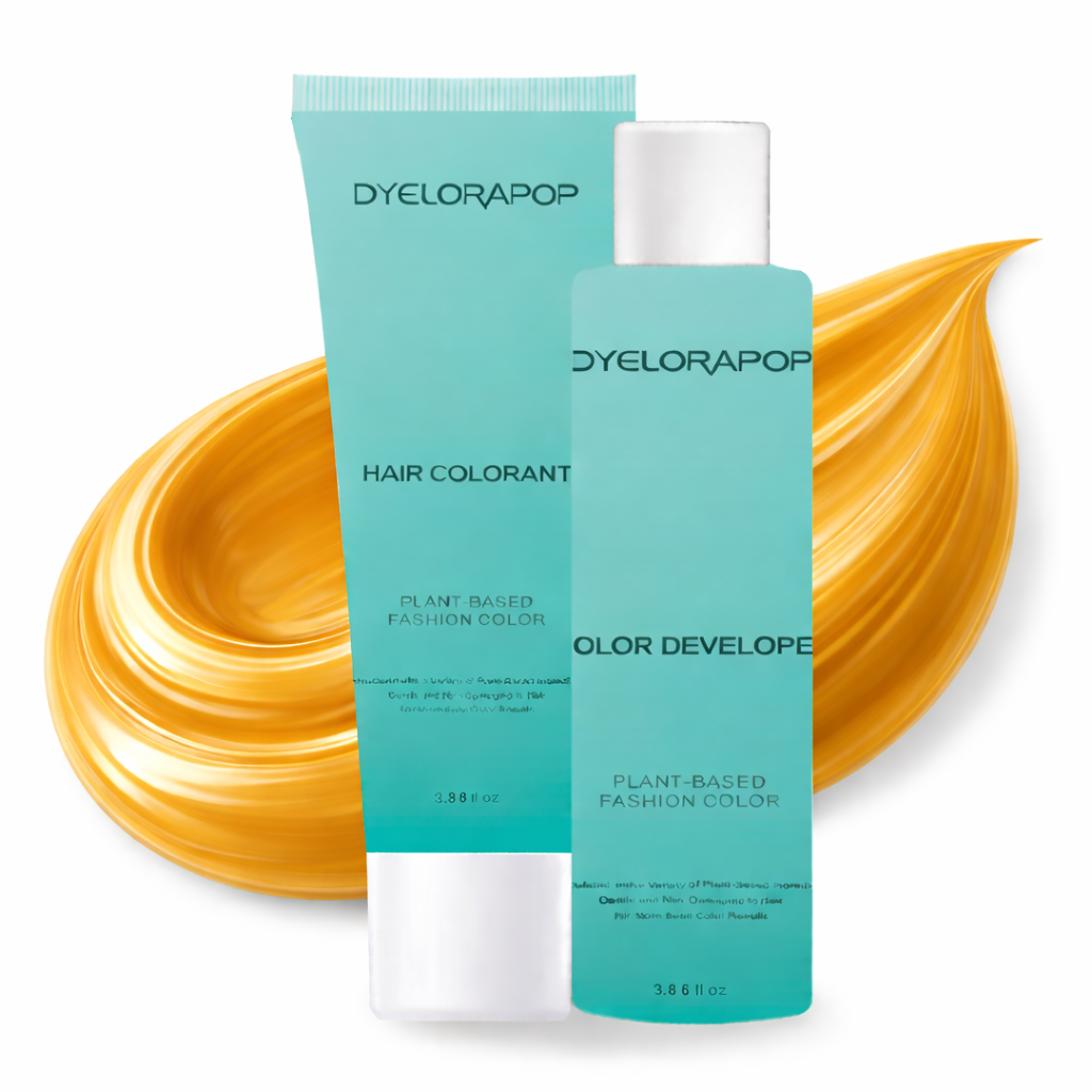 Semi-Permanent Hair Color-Golden Blonde