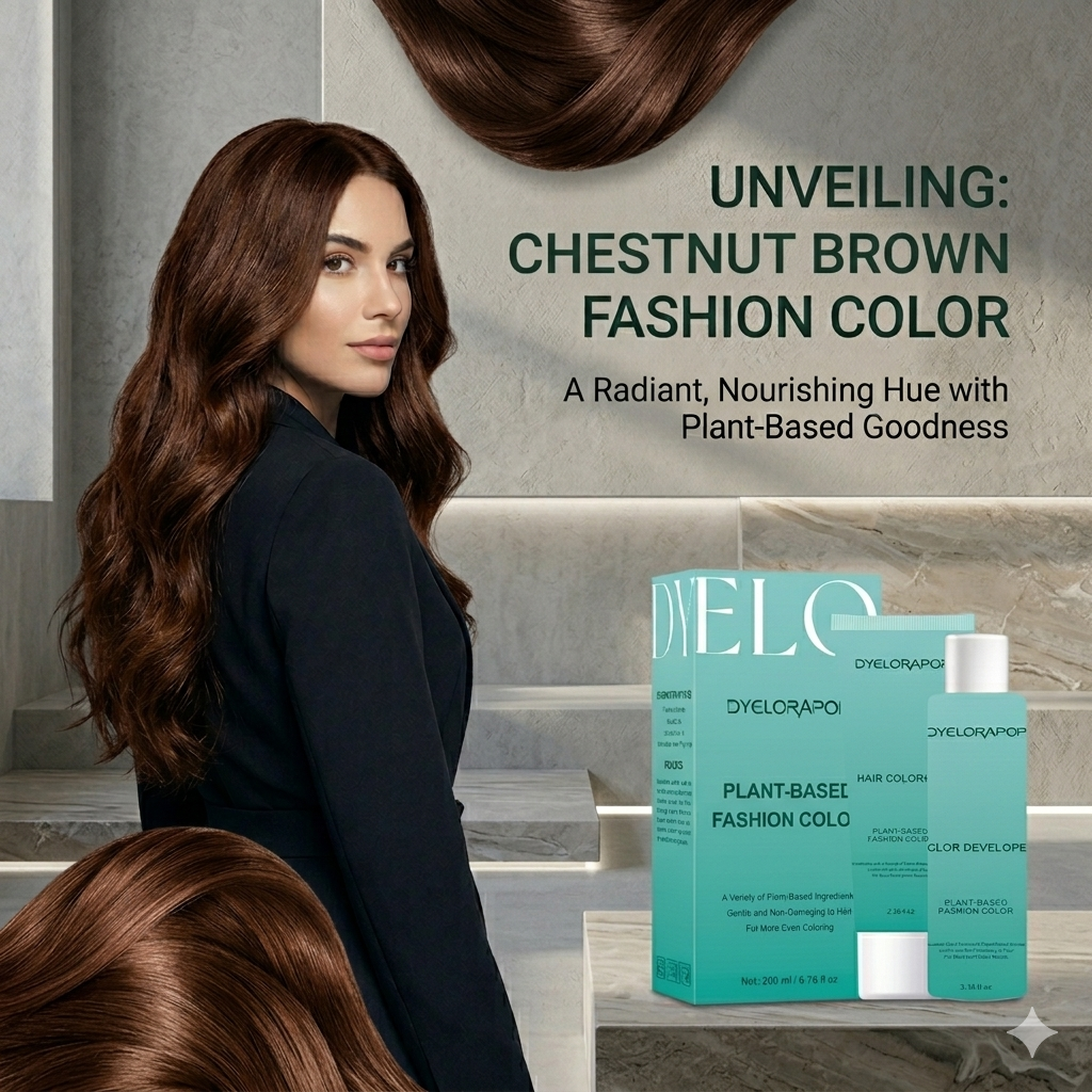 Semi-Permanent Hair Color-Chestnut Brown