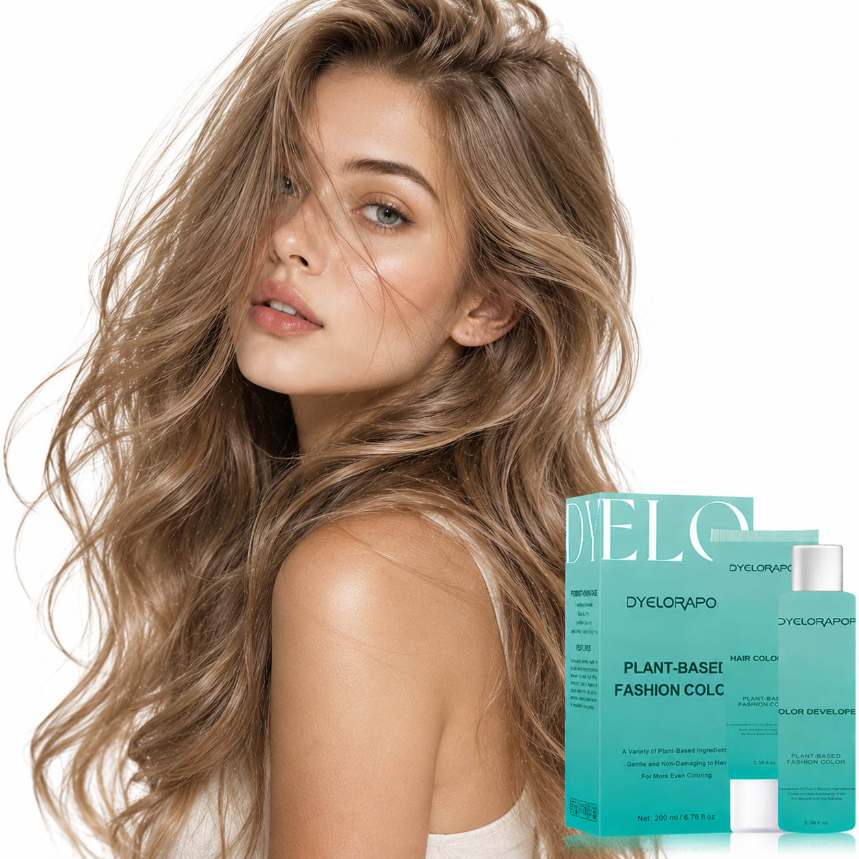 Semi-Permanent Hair Color-Ash Blonde(#4)