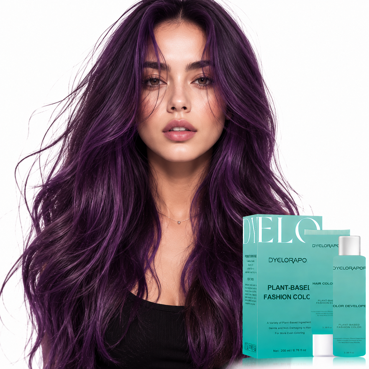 Semi-Permanent Hair Color-Grape Purple（#9）