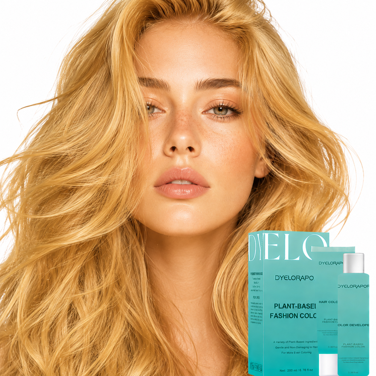 Semi-Permanent Hair Color-Golden Blonde（#8）
