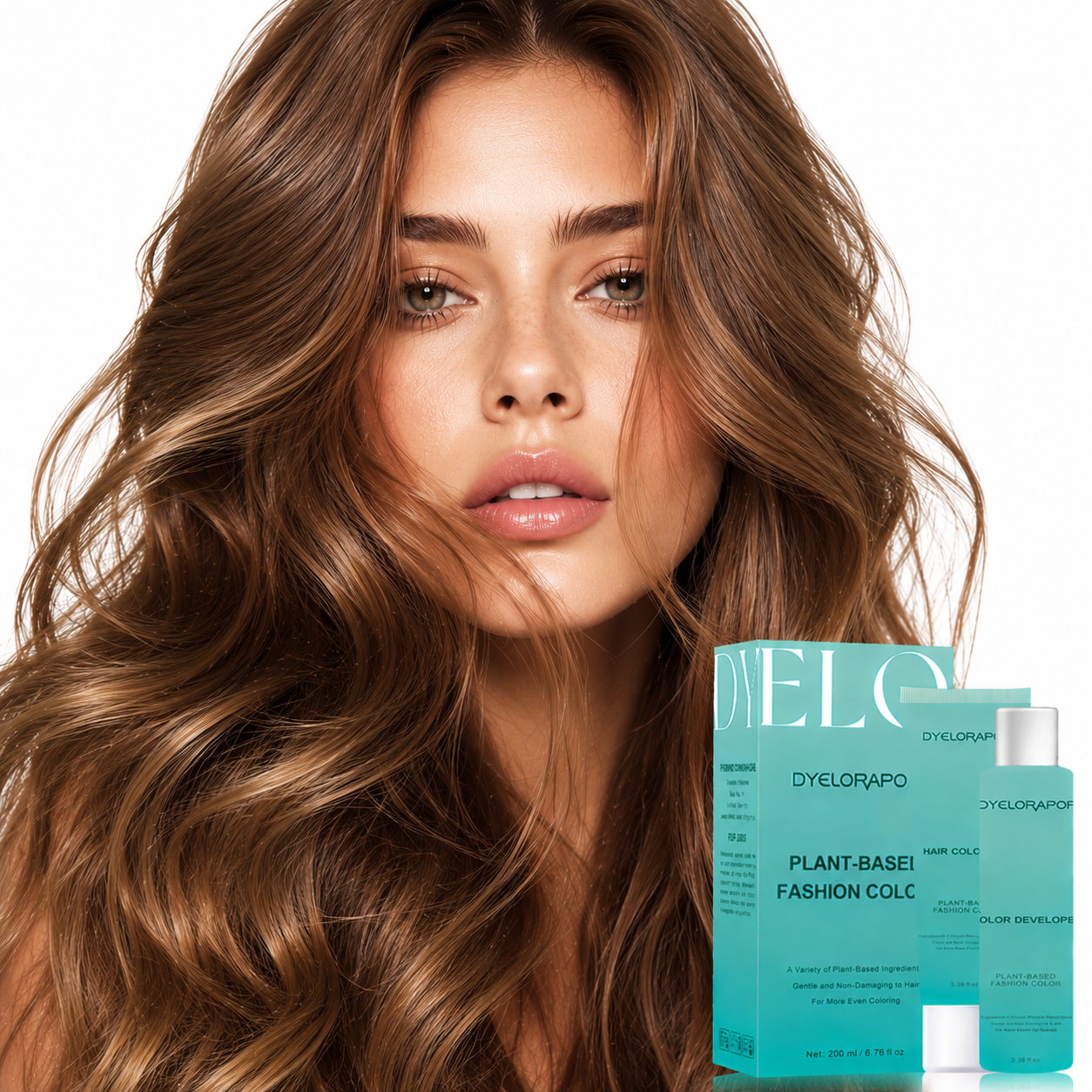 Semi-Permanent Hair Color-Honey Brown（#6）