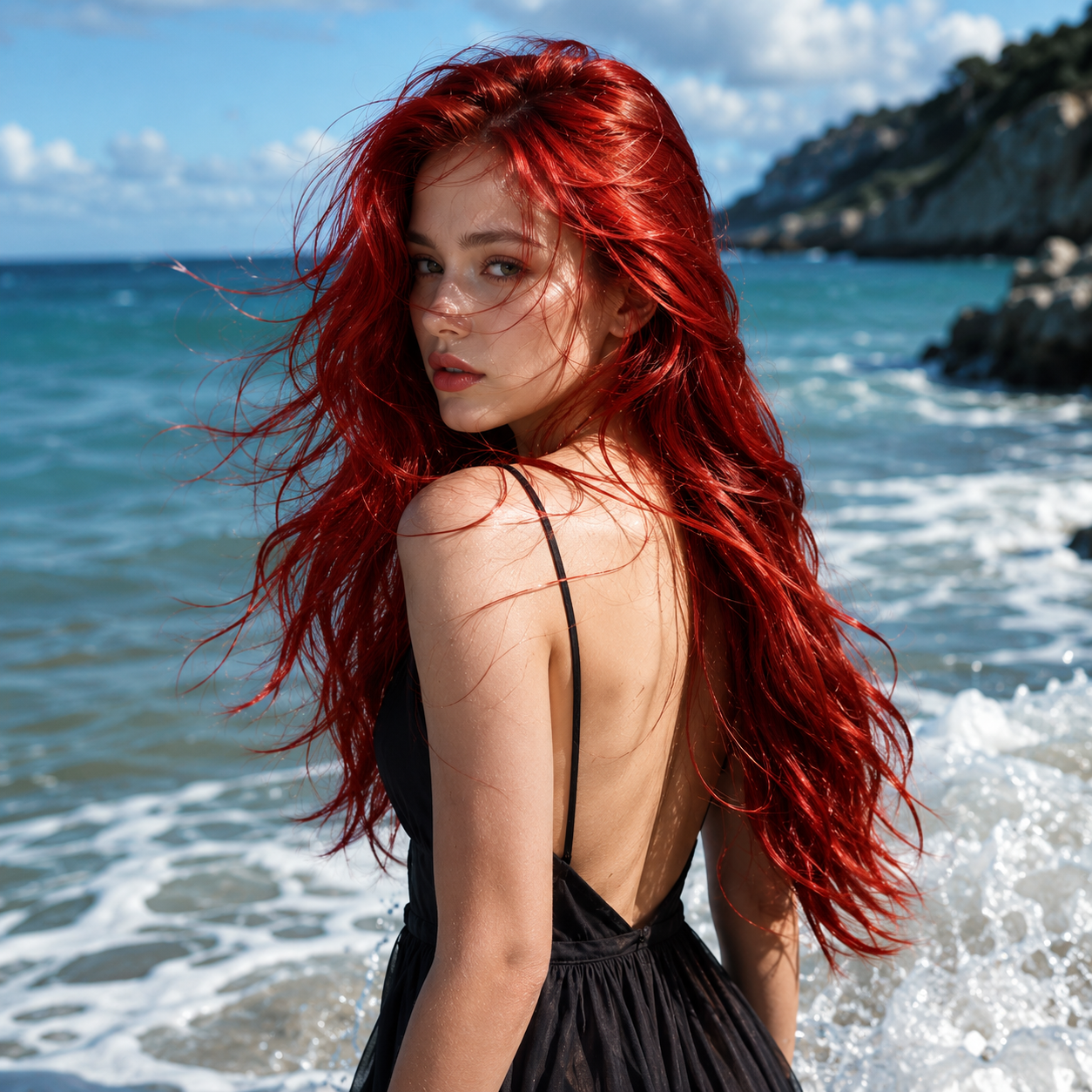 Semi-Permanent Hair Color-Sunset Red（#10）