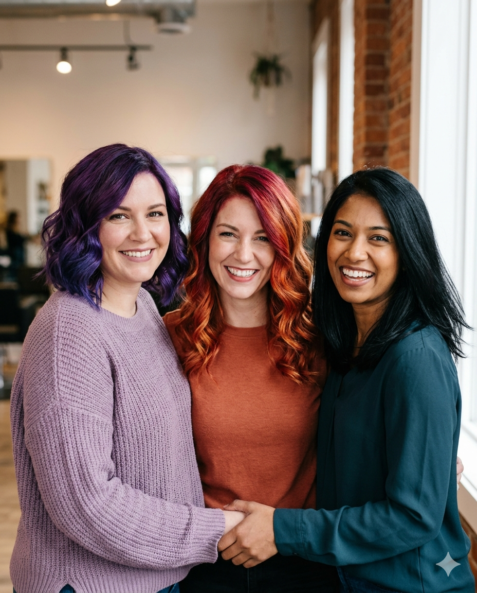 Semi-Permanent Hair Color-Grape Purple