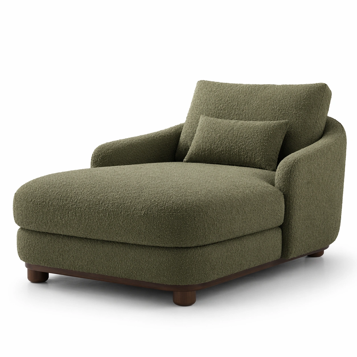 Breite Lounge Liege mit Kissen-relnira