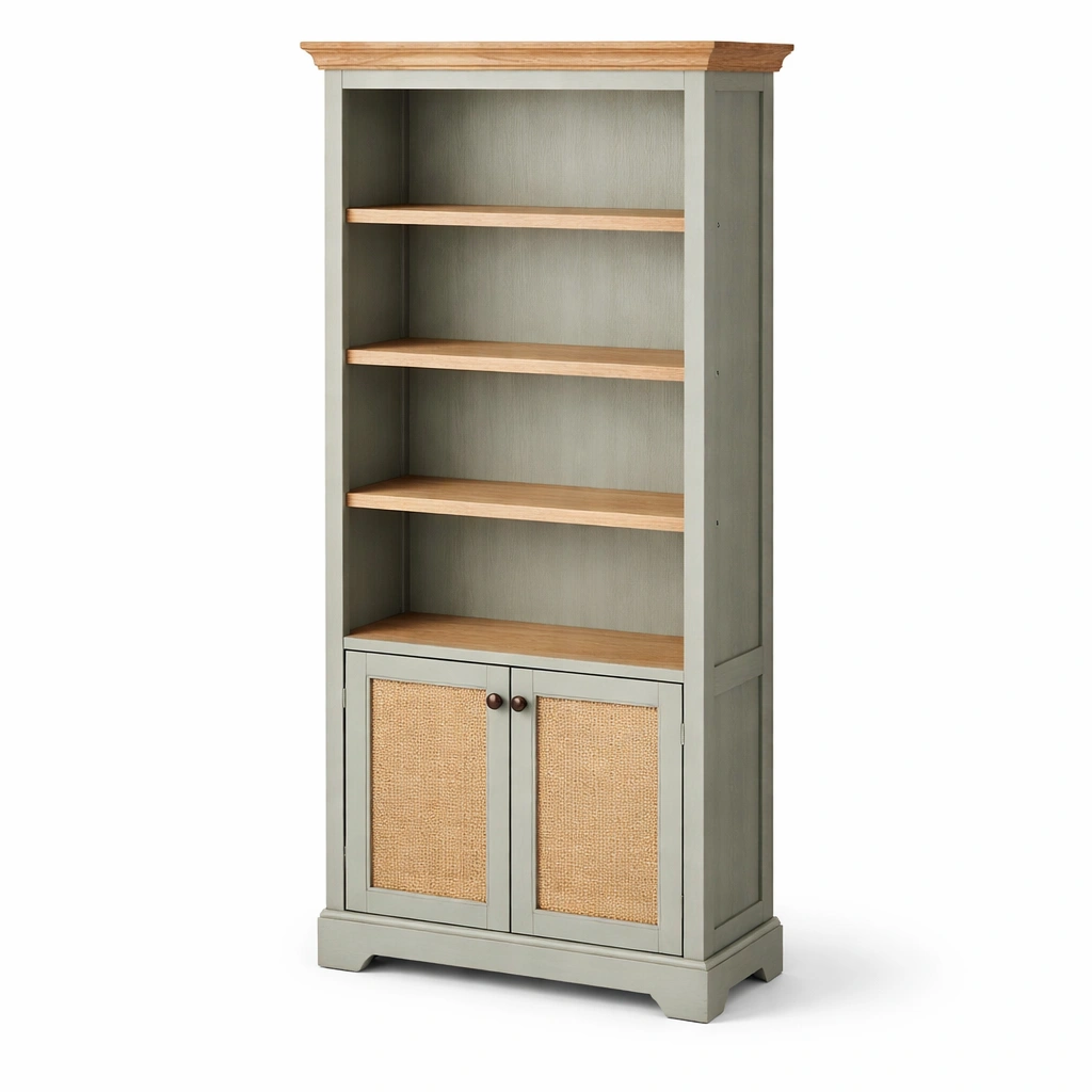 Landhaus Regal mit Tueren-relnira