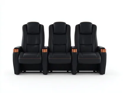 Canapé relax 3 places en similicuir 210x95x105 cm - Noir - Design contemporain pour salon-Raridadecor