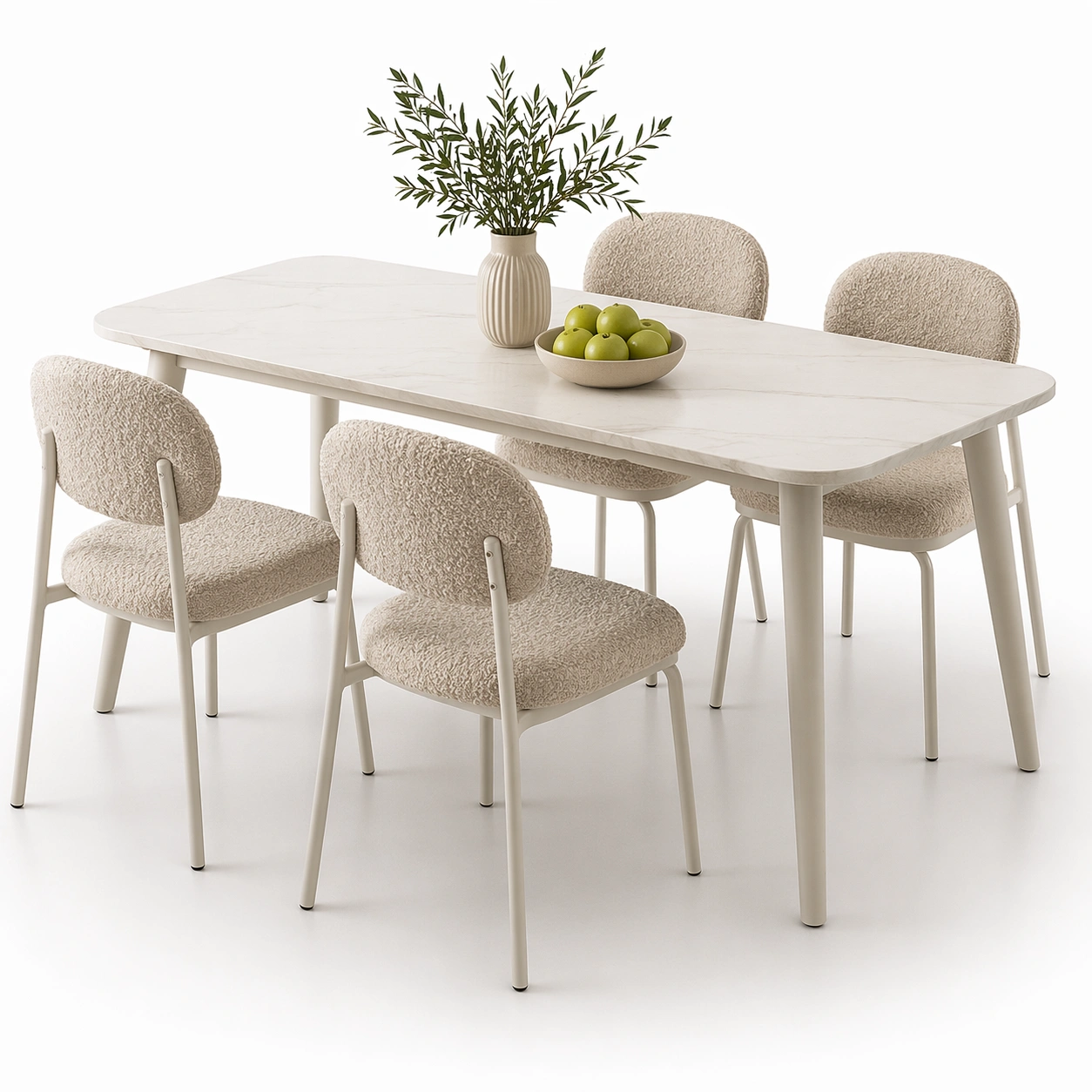 Esstisch Rechteck Weiss-trivlora