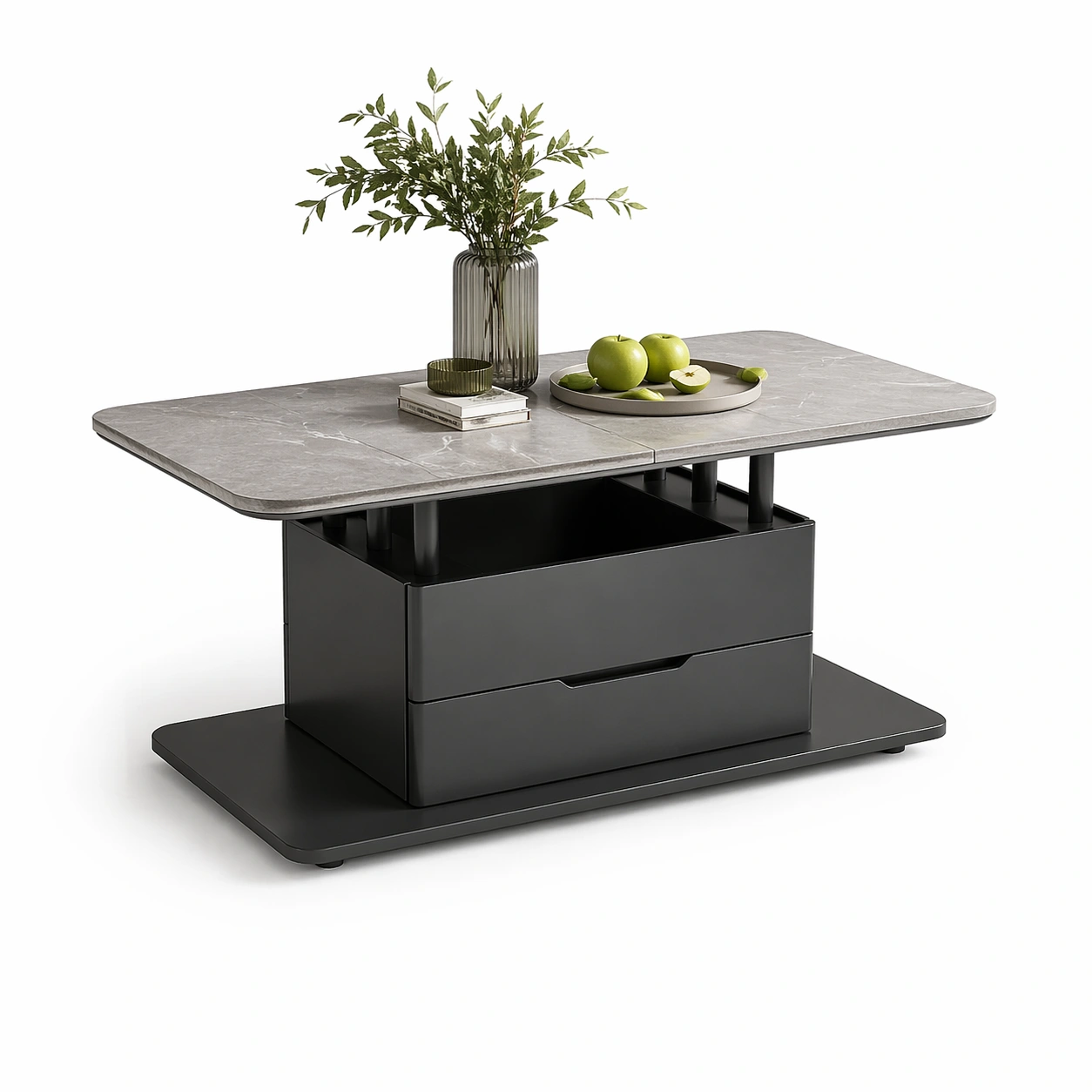 Couchtisch Lift Funktion Grau-trivlora