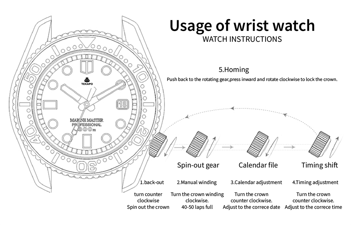 TEKAPO Brand Watch T01