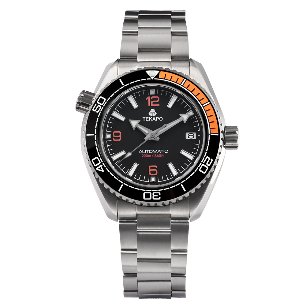 TEKAPO Brand Watch T5 Titanium material automatic mechanical watch Black