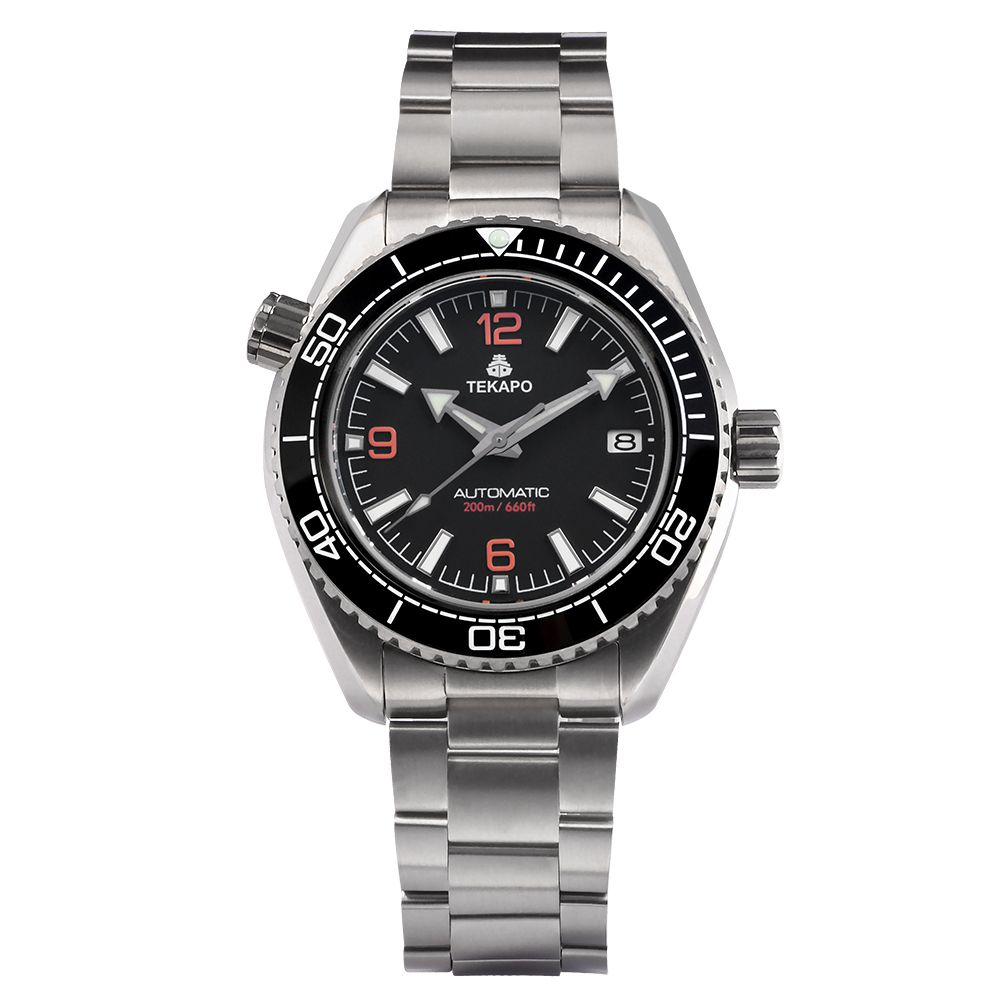 TEKAPO Brand Watch T5 Titanium material automatic mechanical watch Black